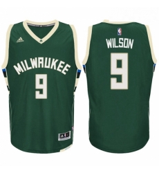 Milwaukee Bucks 9 D J Wilson Road Green New Swingman Stitched NBA Jersey Milwaukee Bucks 9 D J Wilson Road Green New Swingman Stitched NBA Jersey