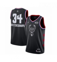 Womens Jordan Milwaukee Bucks 34 Giannis Antetokounmpo Swingman Black 2019 All Star Game Basketball Jersey Womens Jordan Milwaukee Bucks 34 Giannis Antetokounmpo Swingman Black 2019 All Star Game Basketball Jersey