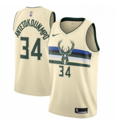 Womens Nike Milwaukee Bucks 34 Giannis Antetokounmpo Swingman Cream NBA Jersey City Edition Womens Nike Milwaukee Bucks 34 Giannis Antetokounmpo Swingman Cream NBA Jersey City Edition