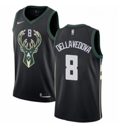 Womens Nike Milwaukee Bucks 8 Matthew Dellavedova Swingman Black Alternate NBA Jersey Statement Edition Womens Nike Milwaukee Bucks 8 Matthew Dellavedova Swingman Black Alternate NBA Jersey Statement Edition
