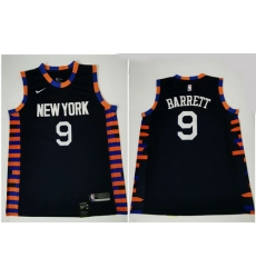 Knicks 9 R J Barrett Navy City Edition Nike Swingman Jersey Knicks 9 R J Barrett Navy City Edition Nike Swingman Jersey