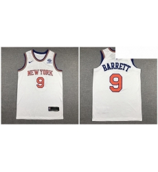 Knicks 9 R J Barrett White Nike Authentic Jersey Knicks 9 R J Barrett White Nike Authentic Jersey