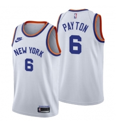 Men New York Knicks 6 Elfrid Payton Men Nike Releases Classic Edition NBA 75th Anniversary Jersey White Men New York Knicks 6 Elfrid Payton Men Nike Releases Classic Edition NBA 75th Anniversary Jersey White