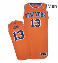 Mens Adidas New York Knicks 13 Joakim Noah Authentic Orange Alternate NBA Jersey Mens Adidas New York Knicks 13 Joakim Noah Authentic Orange Alternate NBA Jersey