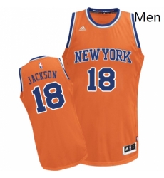 Mens Adidas New York Knicks 18 Phil Jackson Swingman Orange Alternate NBA Jersey Mens Adidas New York Knicks 18 Phil Jackson Swingman Orange Alternate NBA Jersey