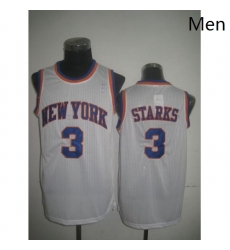 Mens Adidas New York Knicks 3 John Starks Authentic White Throwback NBA Jersey Mens Adidas New York Knicks 3 John Starks Authentic White Throwback NBA Jersey