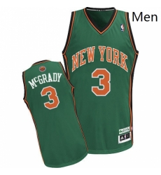 Mens Adidas New York Knicks 3 Tracy McGrady Authentic Green NBA Jersey Mens Adidas New York Knicks 3 Tracy McGrady Authentic Green NBA Jersey