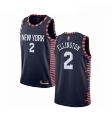 Mens New York Knicks 2 Wayne Ellington Authentic Navy Blue Basketball Jersey 2018 19 City Edition Mens New York Knicks 2 Wayne Ellington Authentic Navy Blue Basketball Jersey 2018 19 City Edition