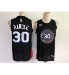 Men's New York Knicks #30 Julius Randle Black Nike City Player Jersey Men's New York Knicks #30 Julius Randle Black Nike City Player Jersey