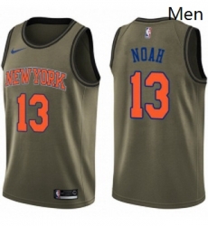 Mens Nike New York Knicks 13 Joakim Noah Swingman Green Salute to Service NBA Jersey Mens Nike New York Knicks 13 Joakim Noah Swingman Green Salute to Service NBA Jersey
