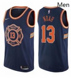 Mens Nike New York Knicks 13 Joakim Noah Swingman Navy Blue NBA Jersey City Edition Mens Nike New York Knicks 13 Joakim Noah Swingman Navy Blue NBA Jersey City Edition