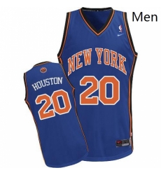 Mens Nike New York Knicks 20 Allan Houston Authentic Royal Blue Throwback NBA Jersey Mens Nike New York Knicks 20 Allan Houston Authentic Royal Blue Throwback NBA Jersey