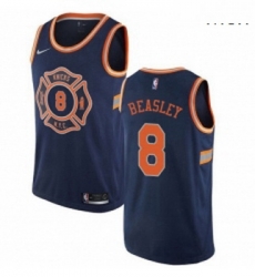 Mens Nike New York Knicks 8 Michael Beasley Swingman Navy Blue NBA Jersey City Edition Mens Nike New York Knicks 8 Michael Beasley Swingman Navy Blue NBA Jersey City Edition