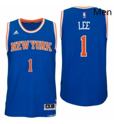 New York Knicks 1 Courtney Lee Road Blue New Swingman Jersey New York Knicks 1 Courtney Lee Road Blue New Swingman Jersey