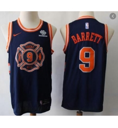 New York Knicks 9 R.J. Barrett Navy City Edition Jersey New York Knicks 9 R.J. Barrett Navy City Edition Jersey