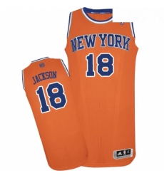 Youth Adidas New York Knicks 18 Phil Jackson Authentic Orange Alternate NBA Jersey Youth Adidas New York Knicks 18 Phil Jackson Authentic Orange Alternate NBA Jersey