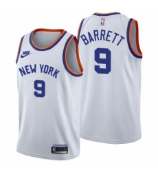 Youth New York Knicks 9 RJ Barrett Men Nike Releases Classic Edition NBA 75th Anniversary Jersey White Youth New York Knicks 9 RJ Barrett Men Nike Releases Classic Edition NBA 75th Anniversary Jersey White
