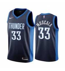 Men Oklahoma City Thunder 33 Mike Muscala Navy NBA Swingman 2020 21 Earned Edition Jersey Men Oklahoma City Thunder 33 Mike Muscala Navy NBA Swingman 2020 21 Earned Edition Jersey
