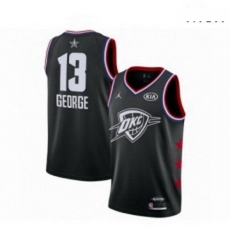 Mens Jordan Oklahoma City Thunder 13 Paul George Swingman Black 2019 All Star Game Basketball Jersey Mens Jordan Oklahoma City Thunder 13 Paul George Swingman Black 2019 All Star Game Basketball Jersey
