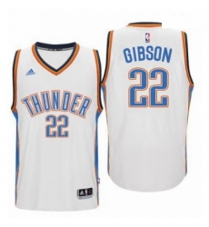 Mens Oklahoma City Thunder 22 Taj Gibson adidas White Player Swingman Jersey Mens Oklahoma City Thunder 22 Taj Gibson adidas White Player Swingman Jersey