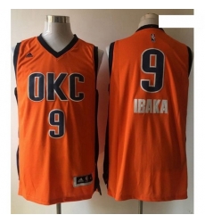 Thunder 9 Serge Ibaka Orange Alternate Stitched NBA Jerse Thunder 9 Serge Ibaka Orange Alternate Stitched NBA Jerse