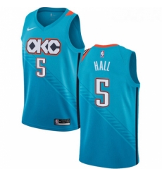 Youth Nike Oklahoma City Thunder 5 Devon Hall Swingman Turquoise NBA Jersey City Edition Youth Nike Oklahoma City Thunder 5 Devon Hall Swingman Turquoise NBA Jersey City Edition