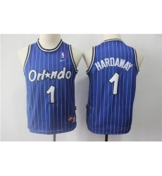 Men Nike Magic 1 Tim Hardway Blue Throwback NBA Stitched Jersey Men Nike Magic 1 Tim Hardway Blue Throwback NBA Stitched Jersey