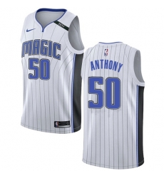 Men Nike Orlando Magic 50 Cole Anthony White NBA Swingman Association Edition Jersey Men Nike Orlando Magic 50 Cole Anthony White NBA Swingman Association Edition Jersey