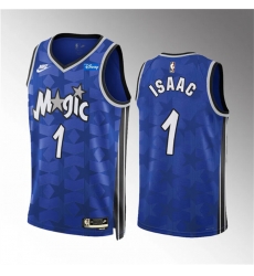 Men Orlando Magic 1 Jonathan Isaac Blue 2023 24 Classic Edition Stitched Men Orlando Magic 1 Jonathan Isaac Blue 2023 24 Classic Edition Stitched
