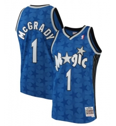 Men Orlando Magic 1 Tracy McGrady 2000 01 Blue Stitched Jerse Men Orlando Magic 1 Tracy McGrady 2000 01 Blue Stitched Jerse