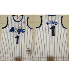 Men Orlando Magic 1 Tracy McGrady White Stitched Jersey Men Orlando Magic 1 Tracy McGrady White Stitched Jersey