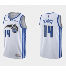 Men Orlando Magic 14 Gary Harris White Stitched Swingman Jersey Men Orlando Magic 14 Gary Harris White Stitched Swingman Jersey