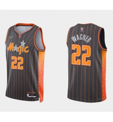 Men Orlando Magic 22 Franz Wagner 2021 22 City Edition Black 75th Anniversary Stitched Swingman Jersey Men Orlando Magic 22 Franz Wagner 2021 22 City Edition Black 75th Anniversary Stitched Swingman Jersey
