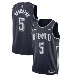 Men Orlando Magic 5 Paolo Banchero Navy 2023 24 City Edition Stitched Basketball Jersey Men Orlando Magic 5 Paolo Banchero Navy 2023 24 City Edition Stitched Basketball Jersey