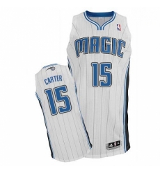 Mens Adidas Orlando Magic 15 Vince Carter Authentic White Home NBA Jersey Mens Adidas Orlando Magic 15 Vince Carter Authentic White Home NBA Jersey