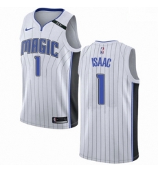 Mens Nike Orlando Magic 1 Jonathan Isaac Swingman NBA Jersey Association Edition Mens Nike Orlando Magic 1 Jonathan Isaac Swingman NBA Jersey Association Edition