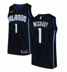 Mens Nike Orlando Magic 1 Tracy Mcgrady Swingman Black Alternate NBA Jersey Statement Edition Mens Nike Orlando Magic 1 Tracy Mcgrady Swingman Black Alternate NBA Jersey Statement Edition