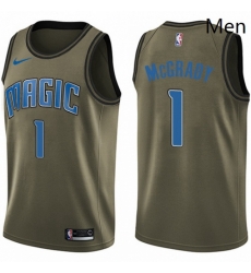 Mens Nike Orlando Magic 1 Tracy Mcgrady Swingman Green Salute to Service NBA Jersey Mens Nike Orlando Magic 1 Tracy Mcgrady Swingman Green Salute to Service NBA Jersey