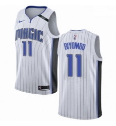 Mens Nike Orlando Magic 11 Bismack Biyombo Authentic NBA Jersey Association Edition Mens Nike Orlando Magic 11 Bismack Biyombo Authentic NBA Jersey Association Edition