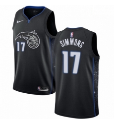 Mens Nike Orlando Magic 17 Jonathon Simmons Swingman Black NBA Jersey City Edition Mens Nike Orlando Magic 17 Jonathon Simmons Swingman Black NBA Jersey City Edition