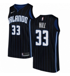 Mens Nike Orlando Magic 33 Grant Hill Authentic Black Alternate NBA Jersey Statement Edition Mens Nike Orlando Magic 33 Grant Hill Authentic Black Alternate NBA Jersey Statement Edition