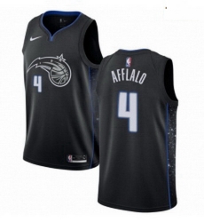Mens Nike Orlando Magic 4 Arron Afflalo Swingman Black NBA Jersey City Edition Mens Nike Orlando Magic 4 Arron Afflalo Swingman Black NBA Jersey City Edition