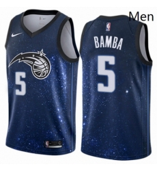 Mens Nike Orlando Magic 5 Mohamed Bamba Swingman Blue NBA Jersey City Edition Mens Nike Orlando Magic 5 Mohamed Bamba Swingman Blue NBA Jersey City Edition