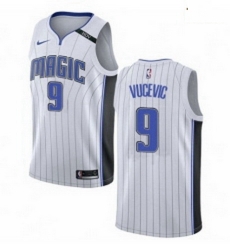 Mens Nike Orlando Magic 9 Nikola Vucevic Swingman NBA Jersey Association Edition Mens Nike Orlando Magic 9 Nikola Vucevic Swingman NBA Jersey Association Edition