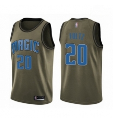 Mens Orlando Magic 20 Markelle Fultz Swingman Green Salute to Service Basketball Jersey Mens Orlando Magic 20 Markelle Fultz Swingman Green Salute to Service Basketball Jersey