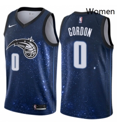 Womens Nike Orlando Magic 0 Aaron Gordon Swingman Blue NBA Jersey City Edition Womens Nike Orlando Magic 0 Aaron Gordon Swingman Blue NBA Jersey City Edition