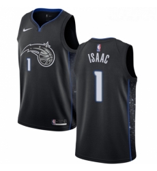 Womens Nike Orlando Magic 1 Jonathan Isaac Swingman Black NBA Jersey City Edition Womens Nike Orlando Magic 1 Jonathan Isaac Swingman Black NBA Jersey City Edition