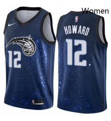 Womens Nike Orlando Magic 12 Dwight Howard Swingman Blue NBA Jersey City Edition Womens Nike Orlando Magic 12 Dwight Howard Swingman Blue NBA Jersey City Edition