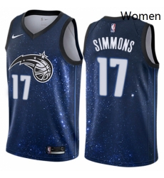 Womens Nike Orlando Magic 17 Jonathon Simmons Swingman Blue NBA Jersey City Edition Womens Nike Orlando Magic 17 Jonathon Simmons Swingman Blue NBA Jersey City Edition