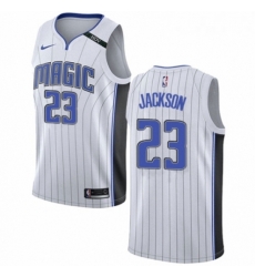 Womens Nike Orlando Magic 23 Justin Jackson Swingman White NBA Jersey Association Edition Womens Nike Orlando Magic 23 Justin Jackson Swingman White NBA Jersey Association Edition